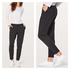 Lululemon Athletica Black Ponte City Trek Trouser Size 6